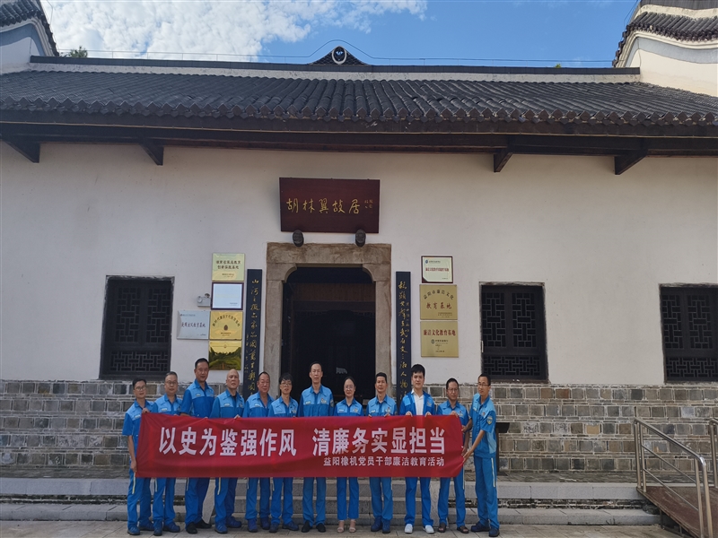 益阳橡机组织党员干部开展党员干...